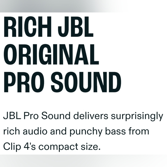 JBL Clip 4 Bluetooth Speaker Bluish Green NEW - Picture 11 of 11